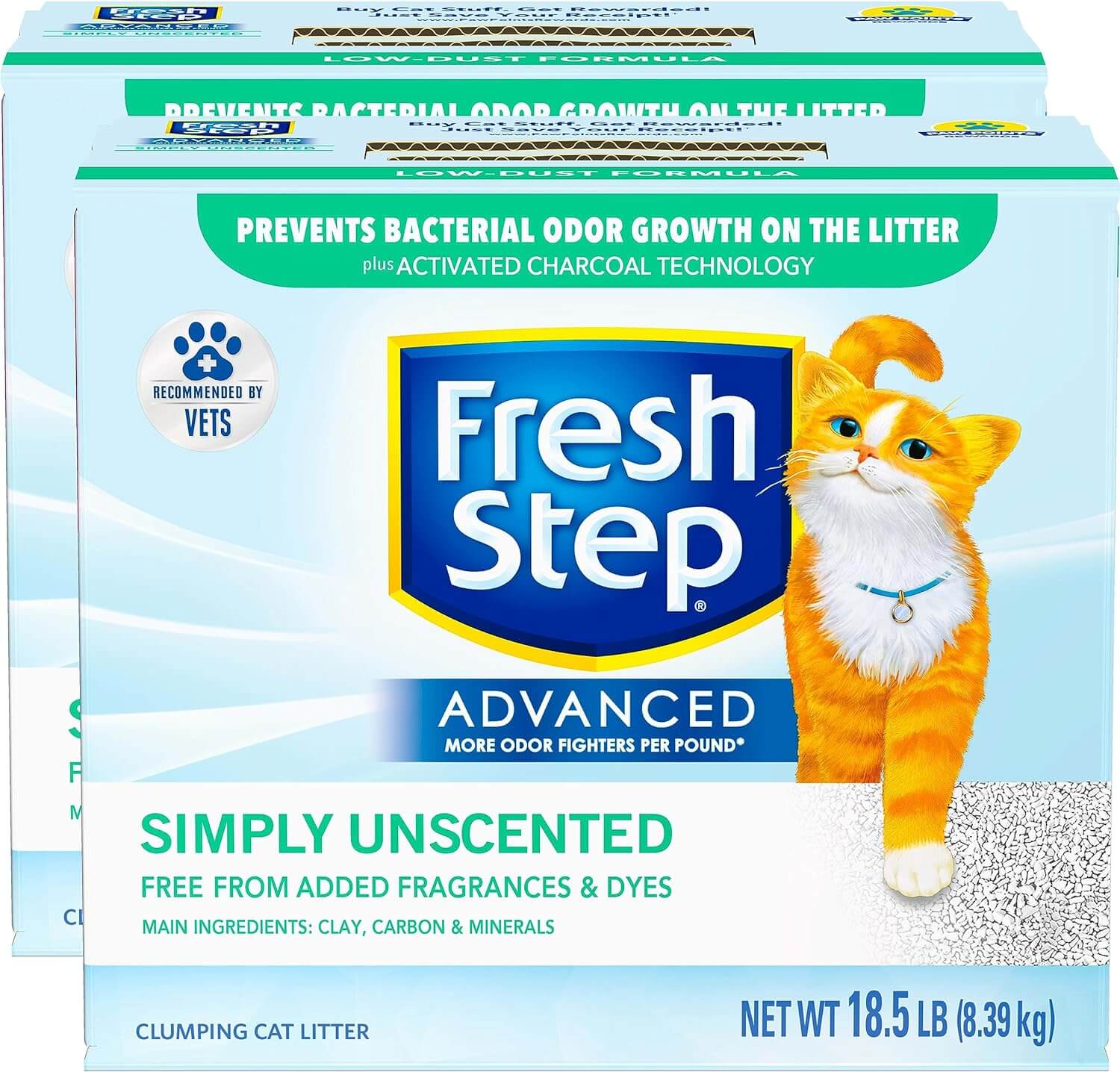 Fresh Step Advanced Simply Unscented Clay Litter