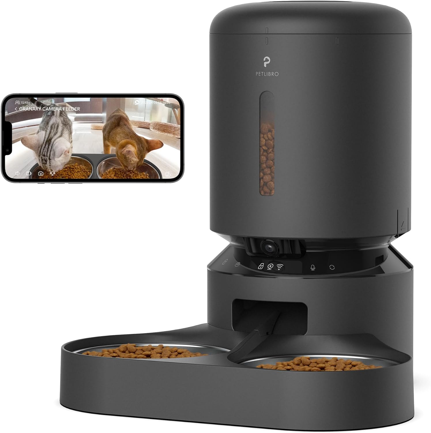 PETLIBRO Automatic Cat Feeder with Camera for Two Cats