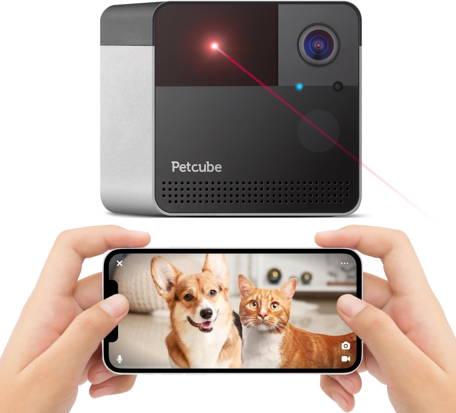 Petcube Play 2 Wi-Fi Pet Camera with Laser Toy
