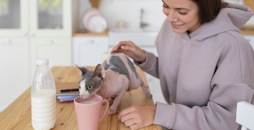 Having a drink from your water glass